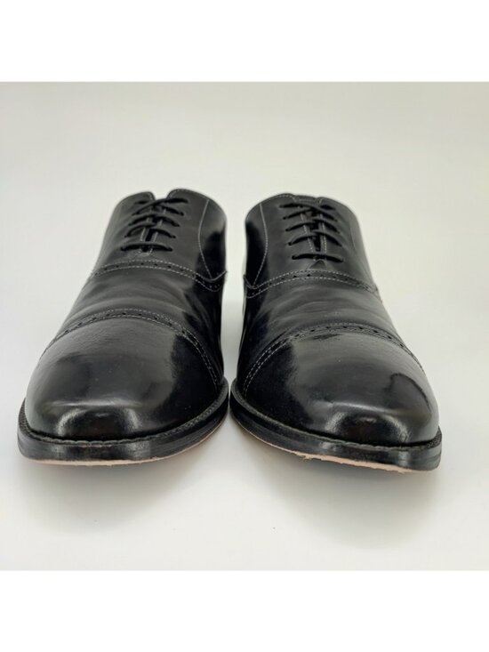 Cole Haan Jay Grand Men\'s Size 11.5 US Shoes Leather Black Cap Toe Oxford 107